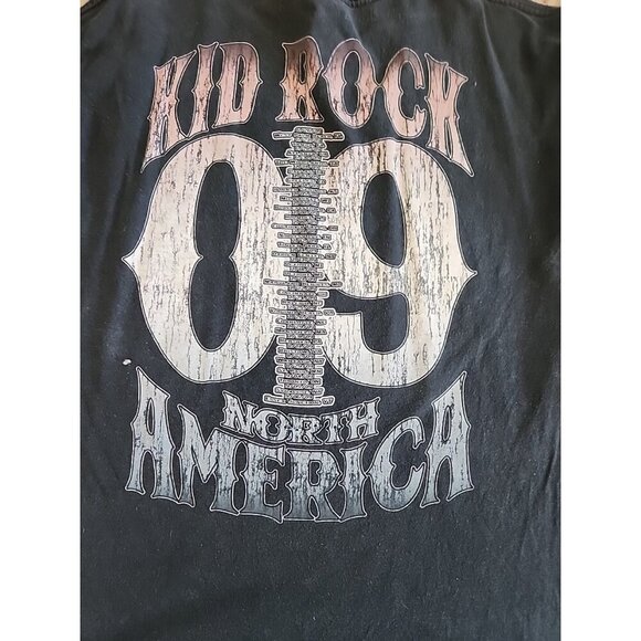 Kid Rock 2009 American Outlaw Tour T Shirt Large - Picture 3 of 5
